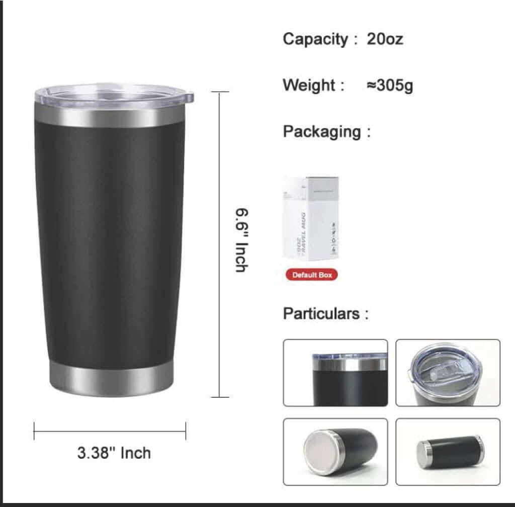 20oz Stainless steel Brand Logo Tumbler
