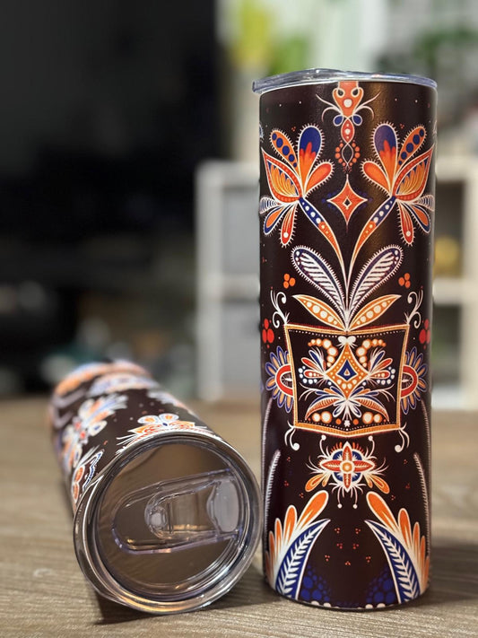 Batik-Style 20oz Skinny Tumbler