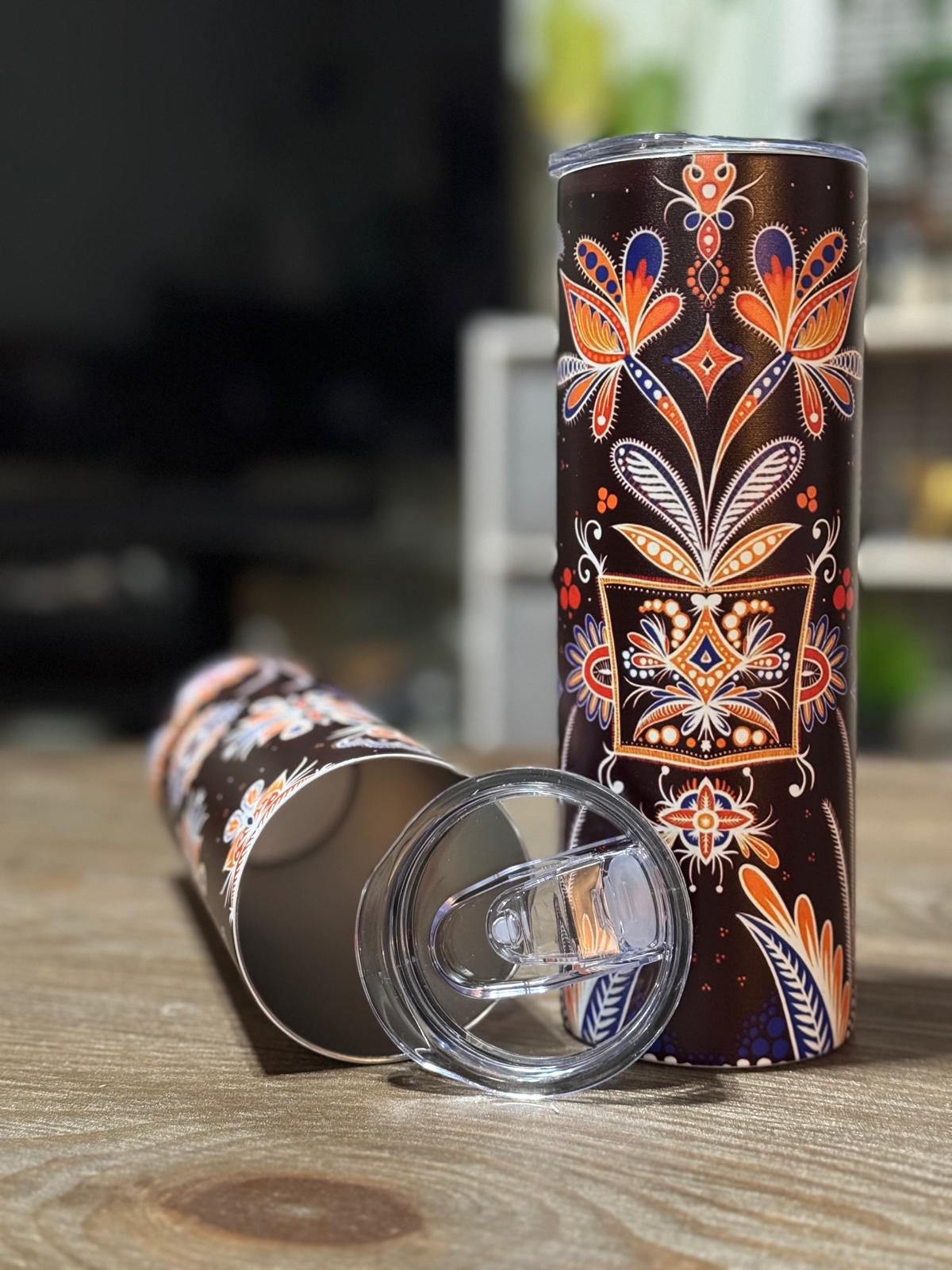 Batik-Style 20oz Skinny Tumbler