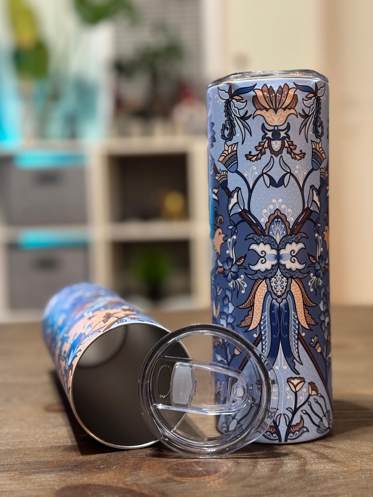 Batik-Style 20oz Skinny Tumbler