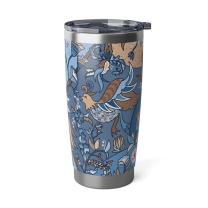 Batik-Style Double wall Insulation Tumbler 20oz