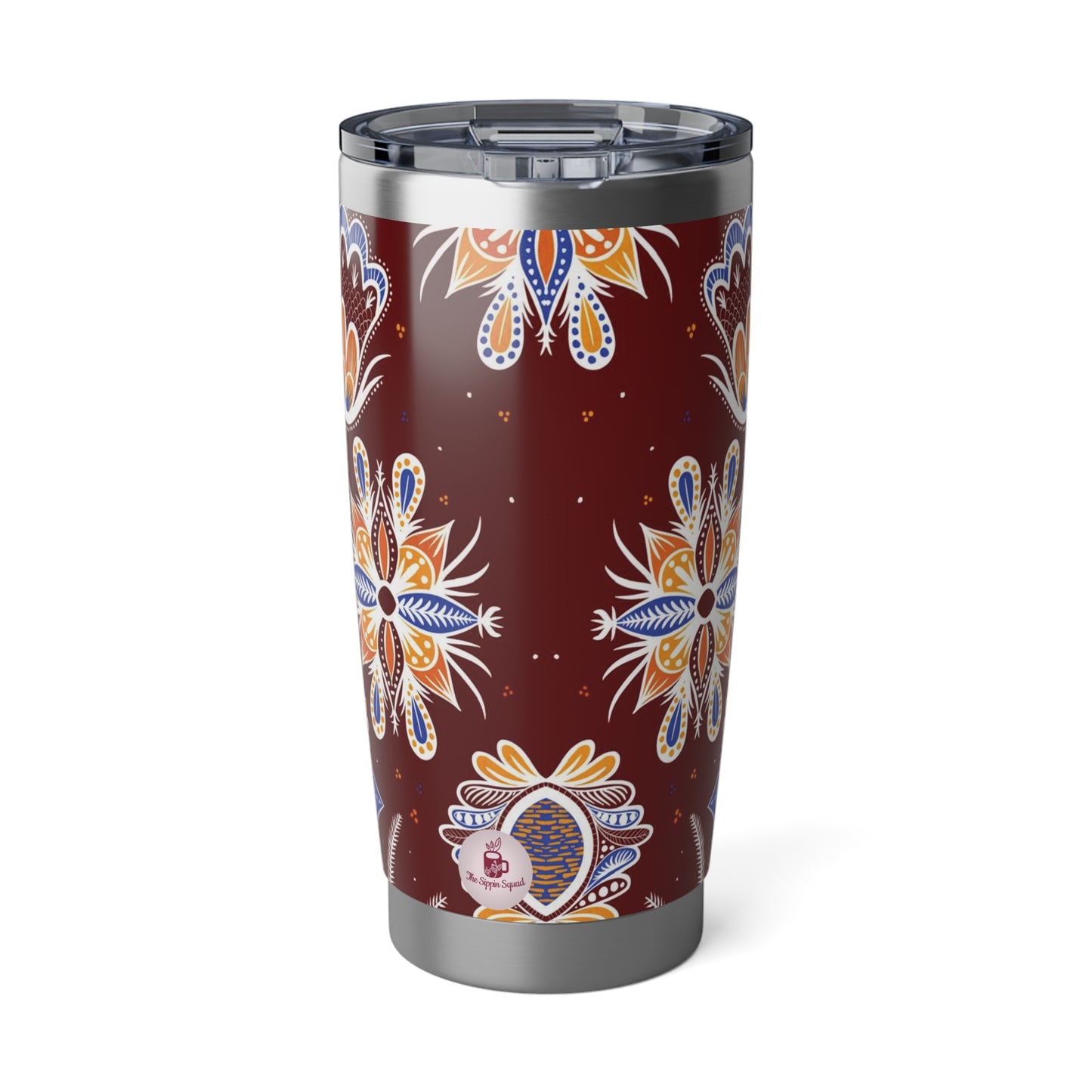 Batik-Style Double wall Insulation Tumbler 20oz