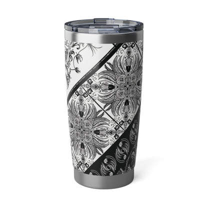 Batik-Style Double wall Insulation Tumbler 20oz