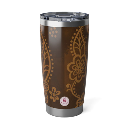 Batik-Style Double wall Insulation Tumbler 20oz