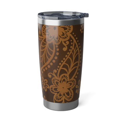 Batik-Style Double wall Insulation Tumbler 20oz