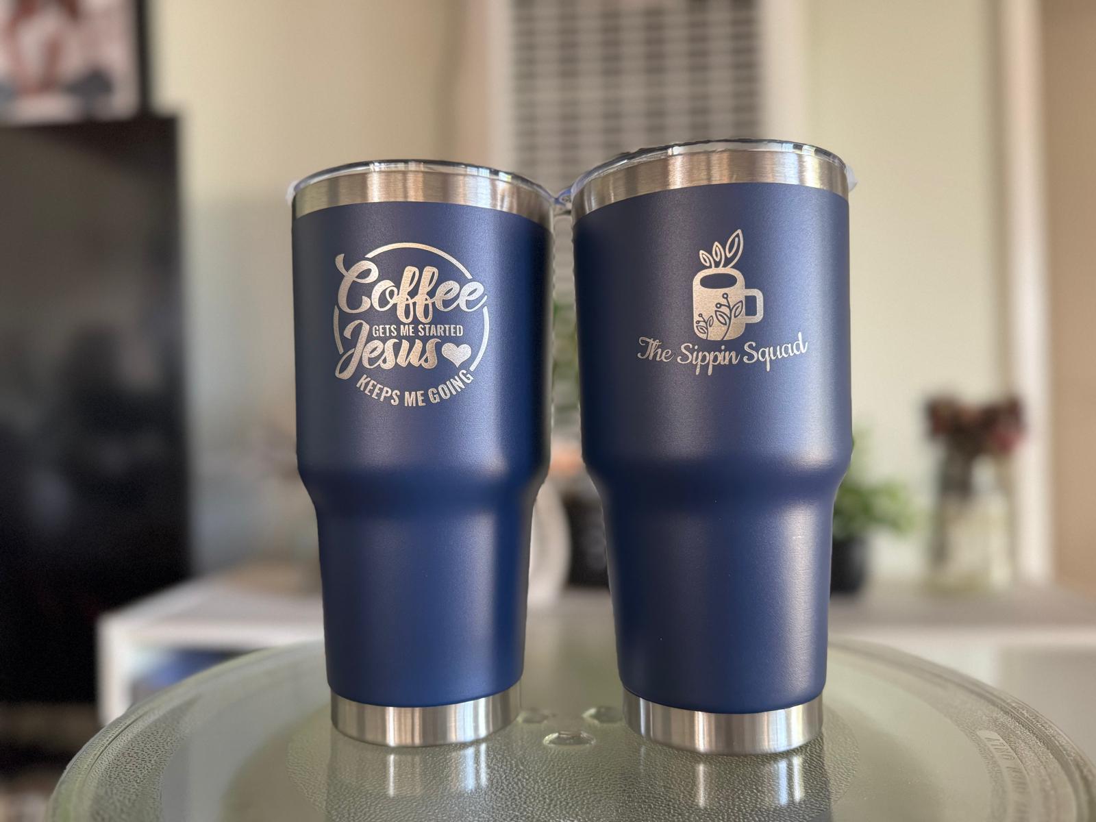 30oz Double Wall Stainless Steel Tumbler