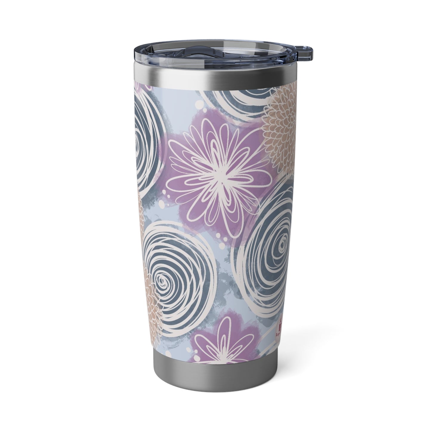 Batik-Style Double wall Insulation Tumbler 20oz