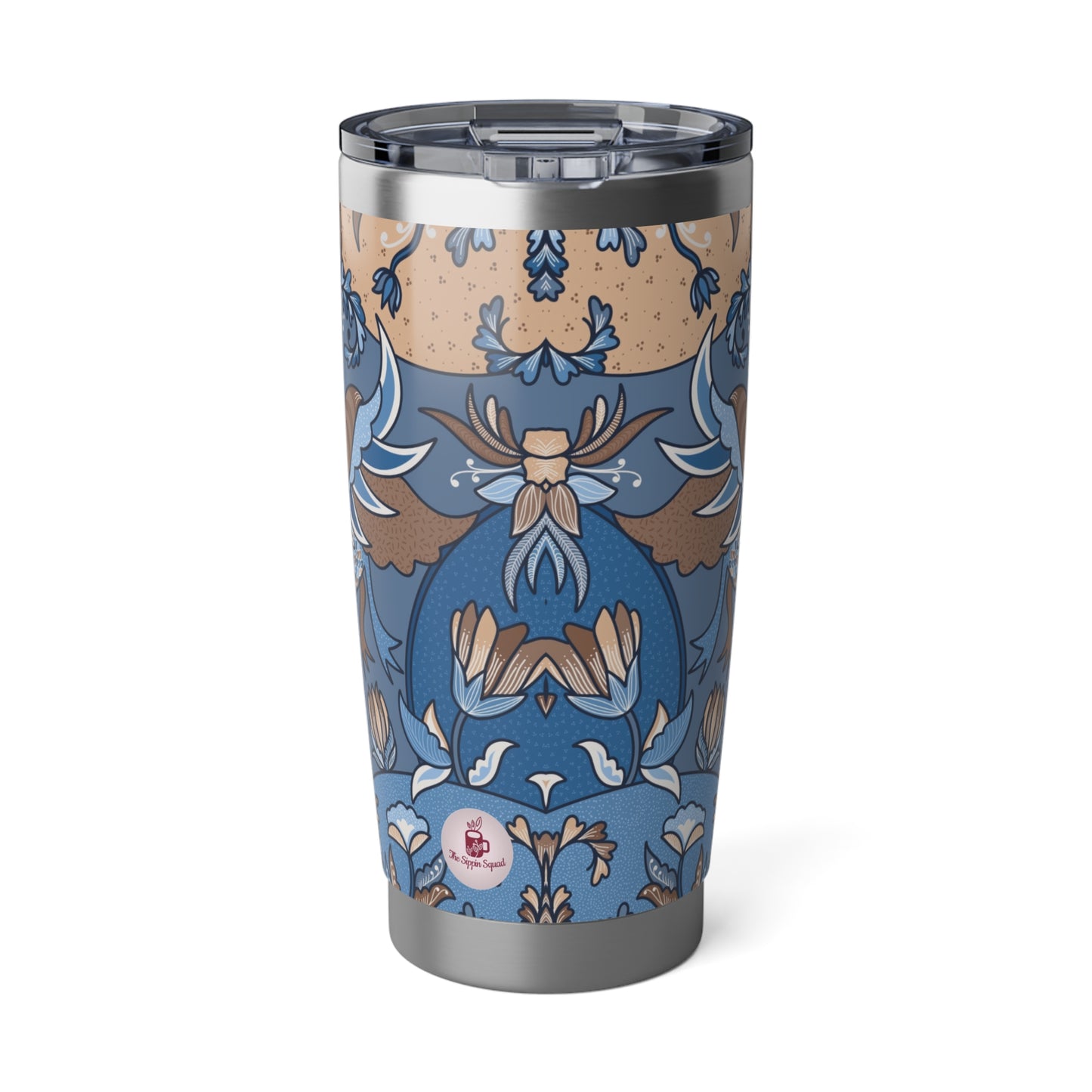 Batik-Style Double wall Insulation Tumbler 20oz