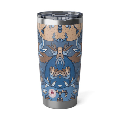 Batik-Style Double wall Insulation Tumbler 20oz
