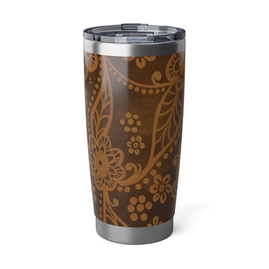 Batik-Style Double wall Insulation Tumbler 20oz