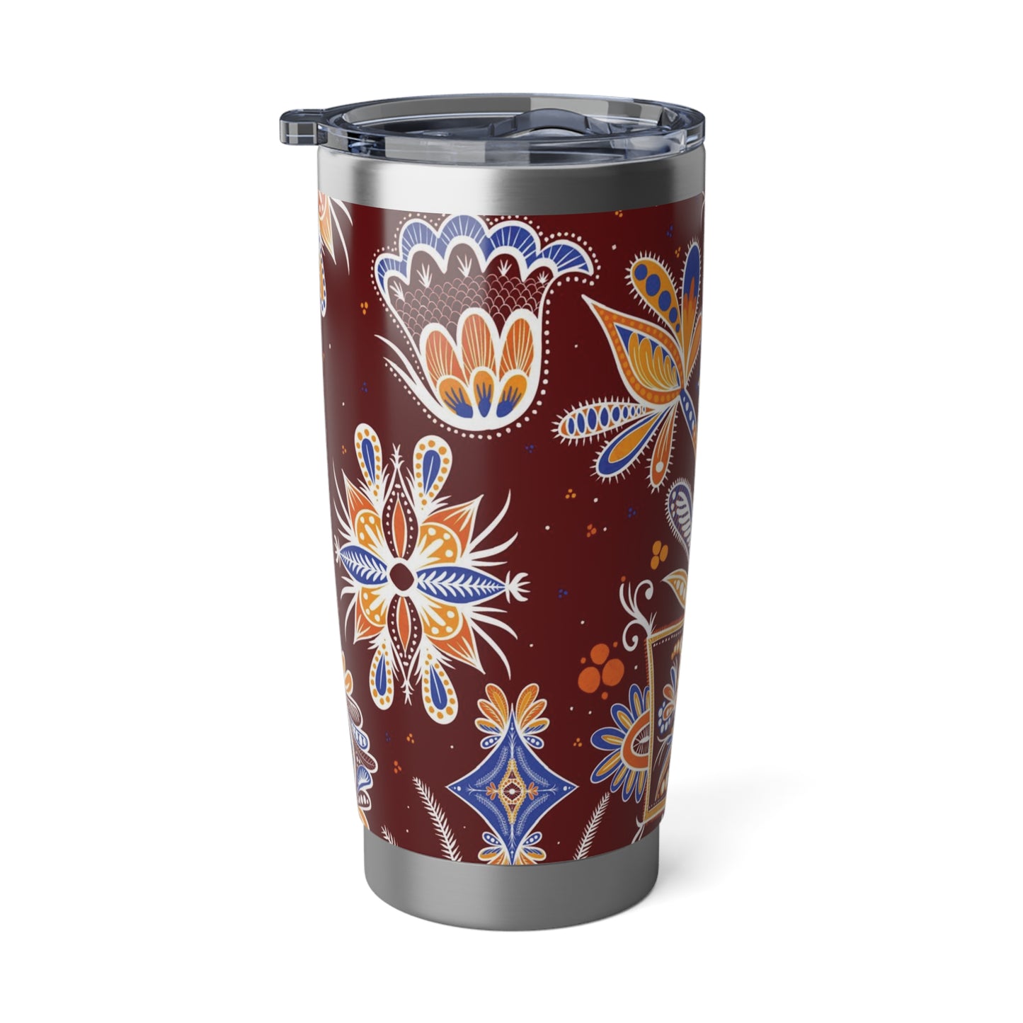 Batik-Style Double wall Insulation Tumbler 20oz