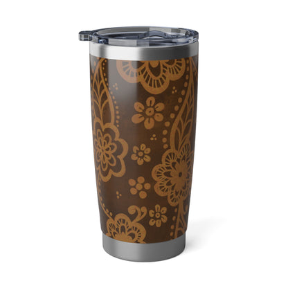 Batik-Style Double wall Insulation Tumbler 20oz