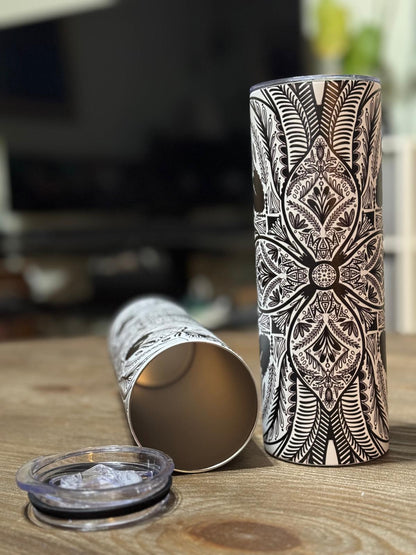 Batik-Style 20oz Skinny Tumbler
