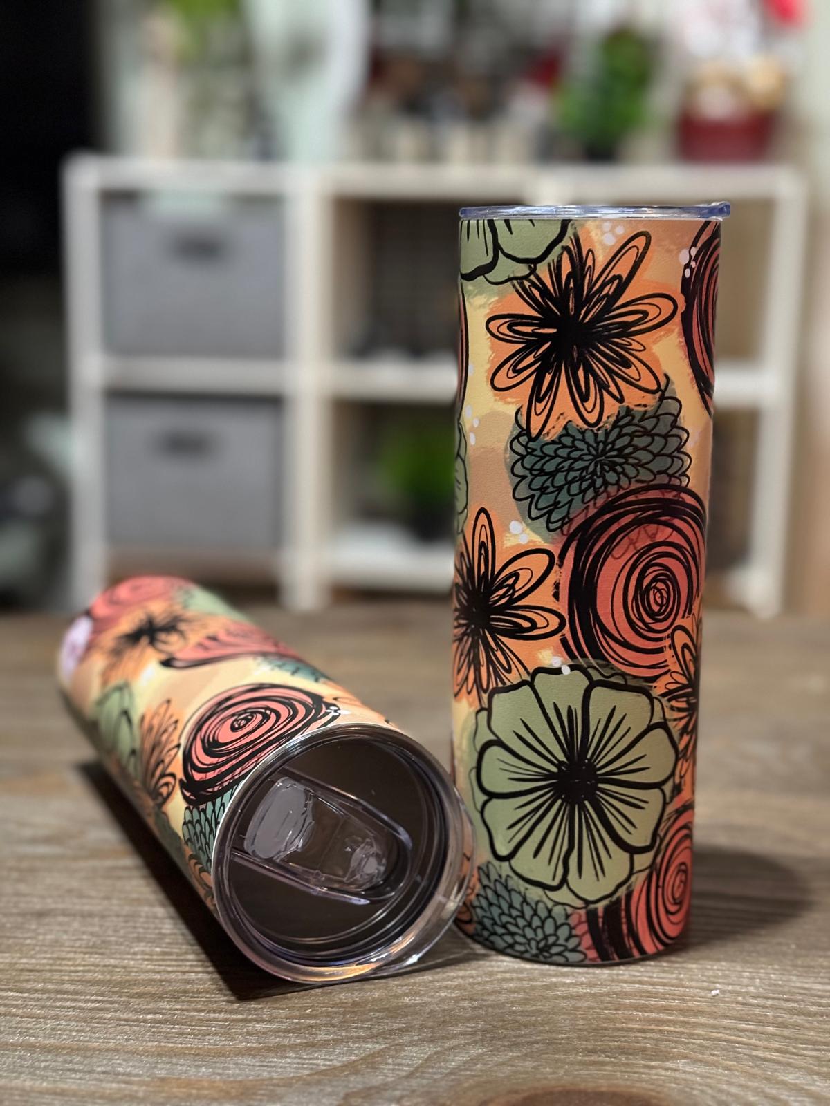 Batik-Style 20oz Skinny Tumbler