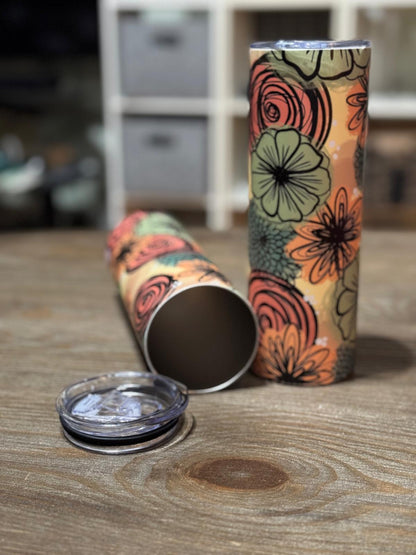 Batik-Style 20oz Skinny Tumbler