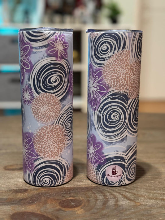 Batik-Style 20oz Skinny Tumbler