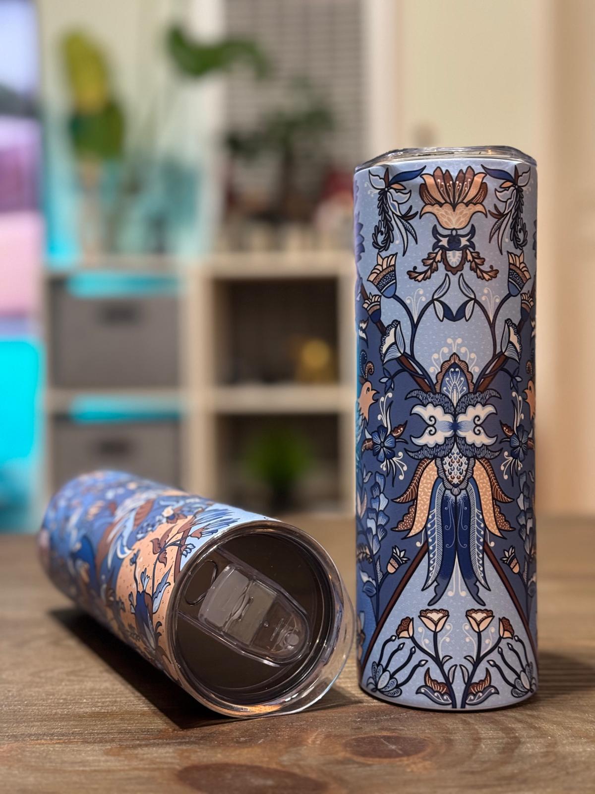 Batik-Style 20oz Skinny Tumbler
