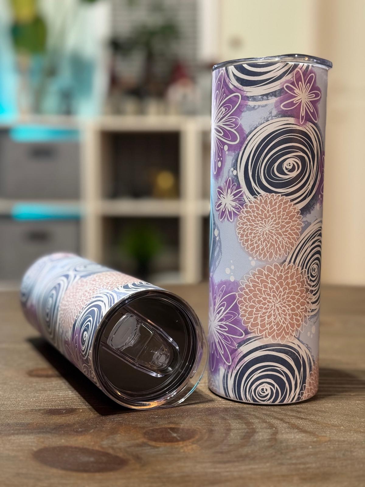 Batik-Style 20oz Skinny Tumbler