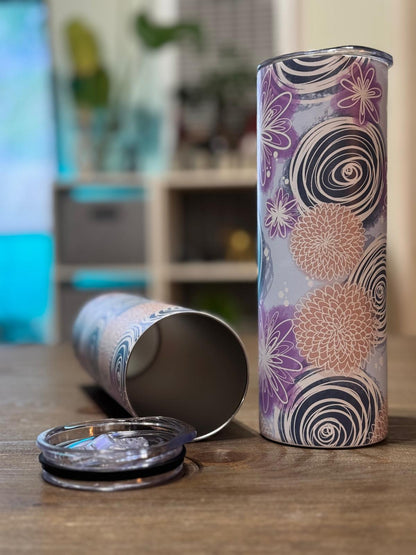 Batik-Style 20oz Skinny Tumbler