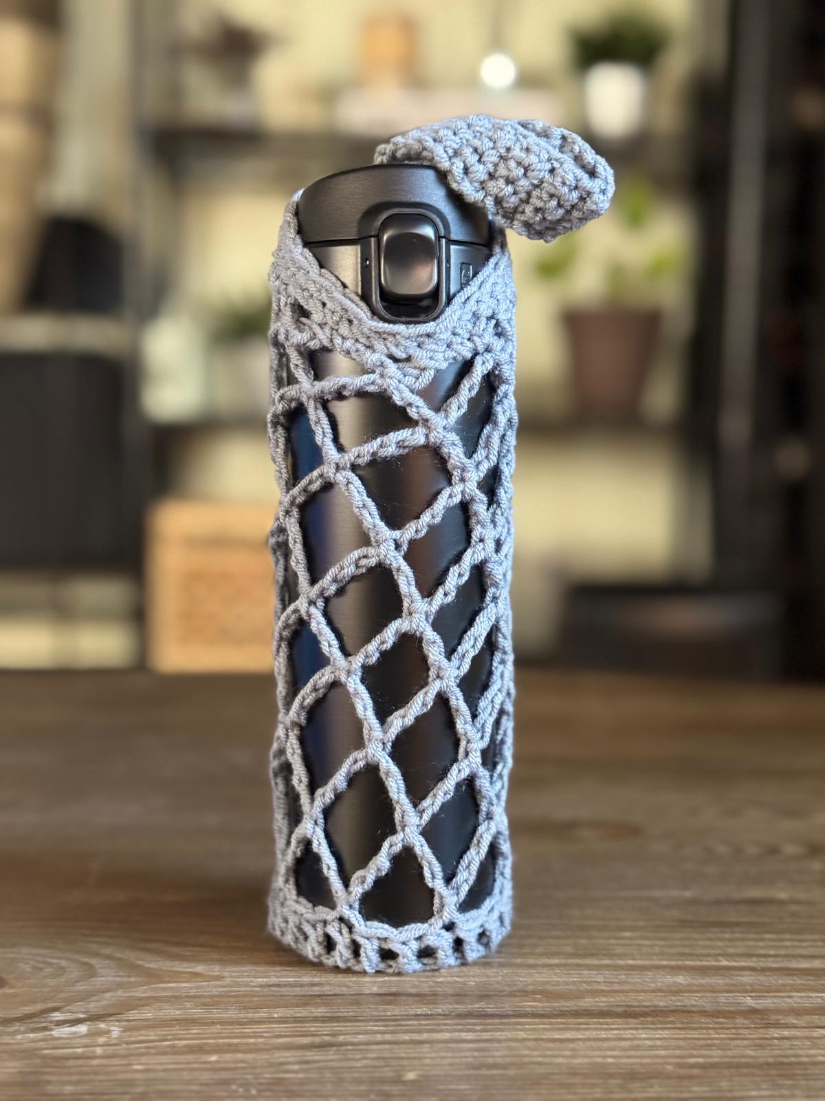 2nd Grade Crochet Covered Tumbler