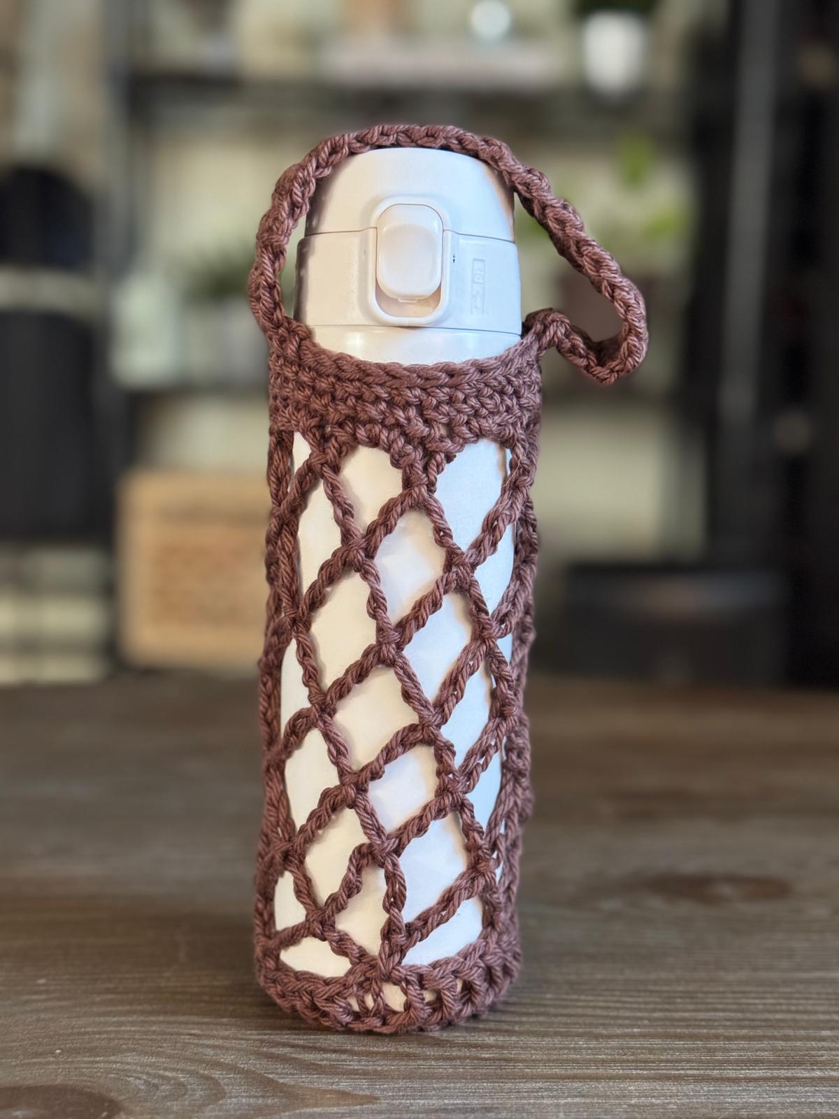 2nd Grade Crochet Covered Tumbler