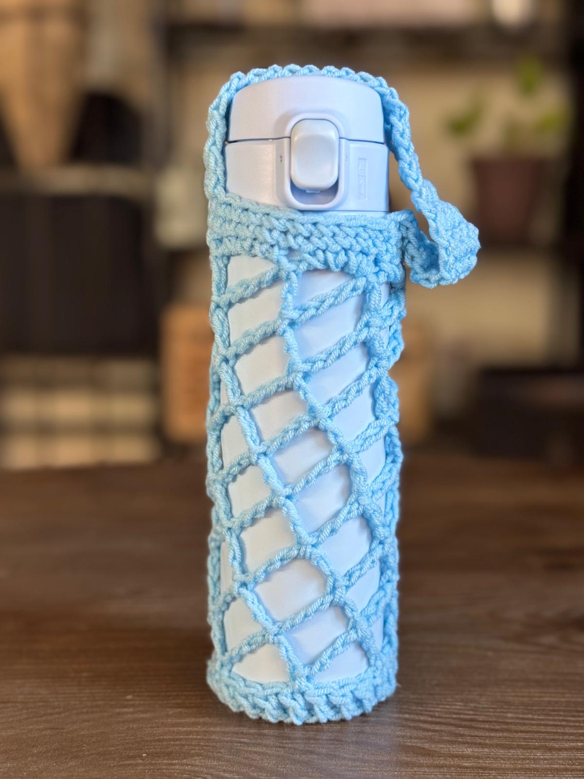 2nd Grade Crochet Covered Tumbler
