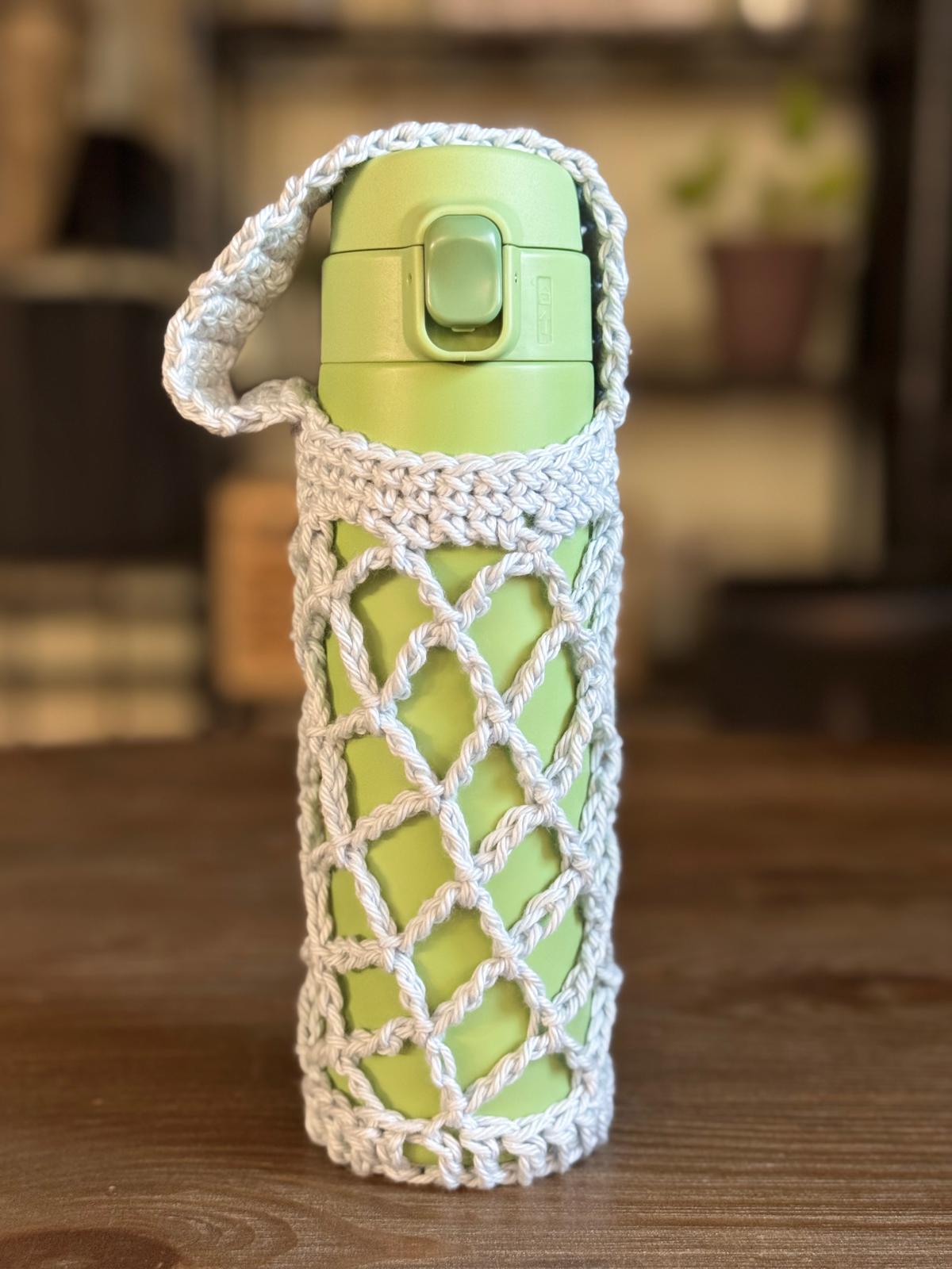 2nd Grade Crochet Covered Tumbler