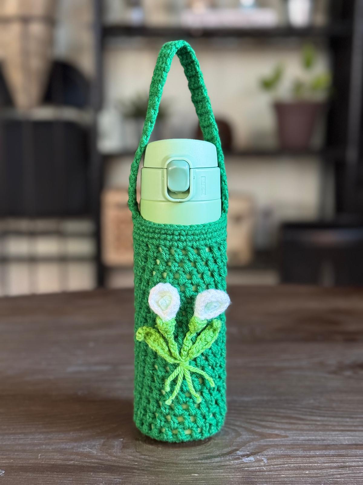 1st Grade Crochet Covered Tumbler