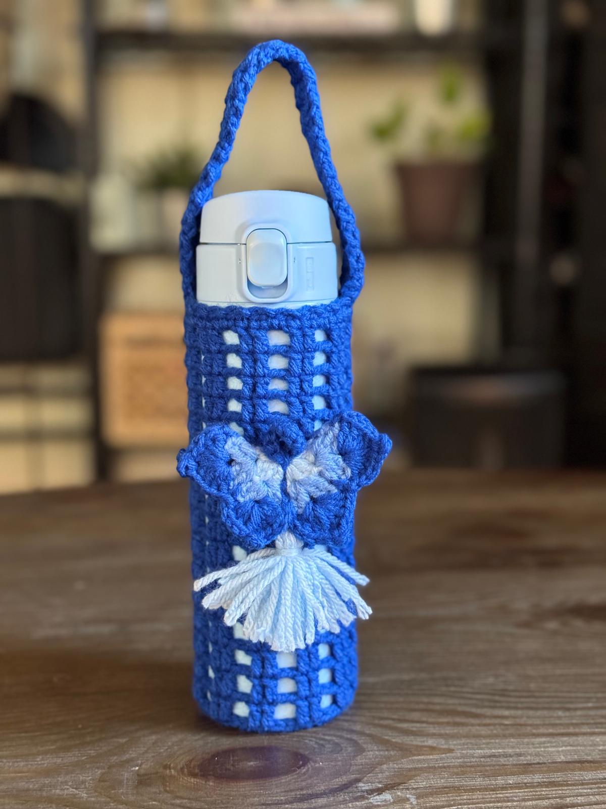 1st Grade Crochet Covered Tumbler