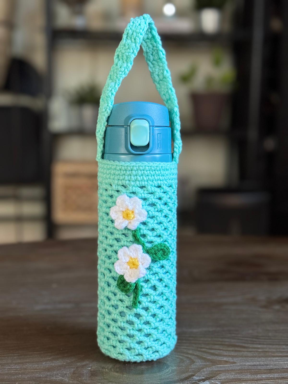 1st Grade Crochet Covered Tumbler