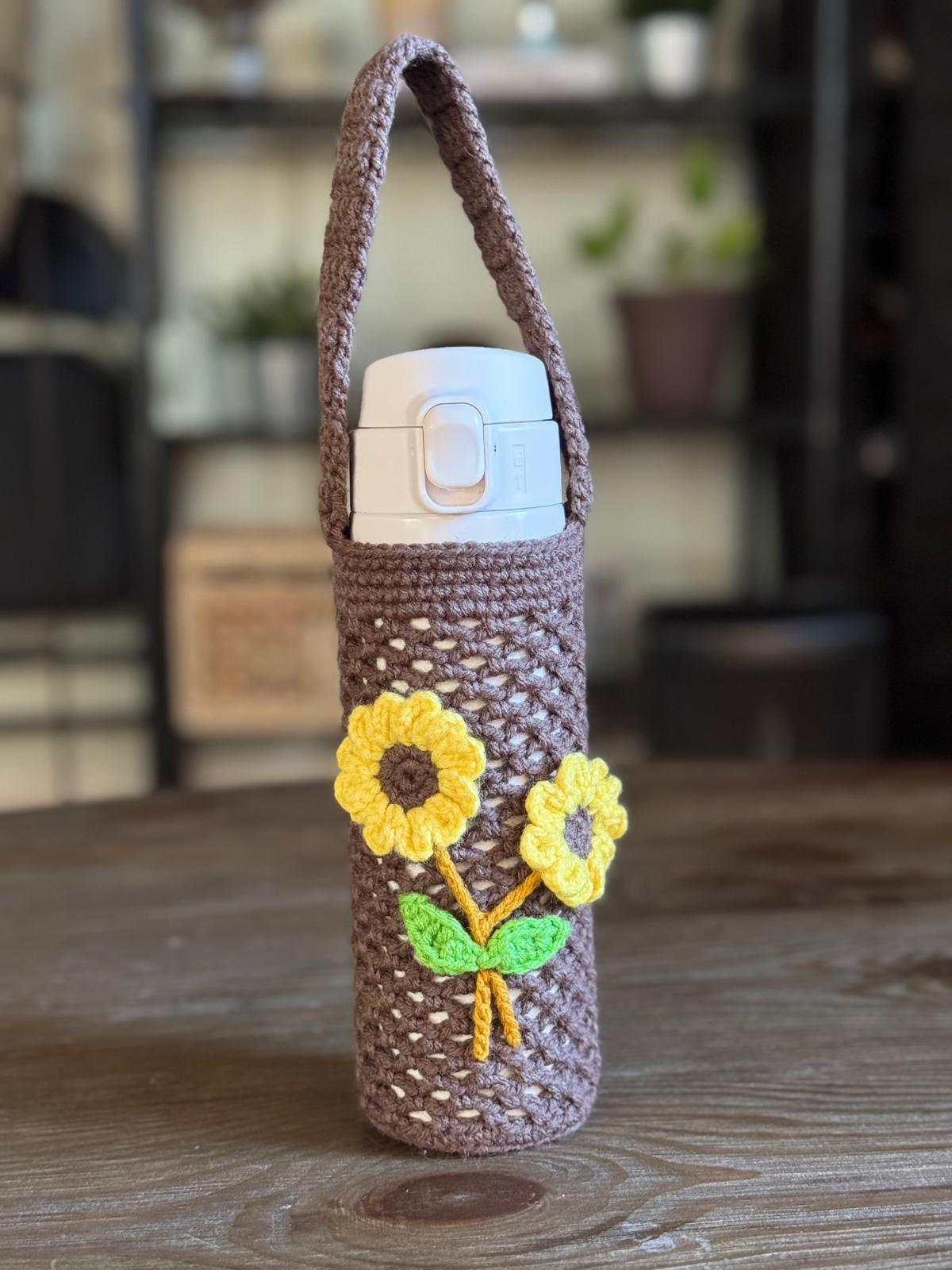 1st Grade Crochet Covered Tumbler