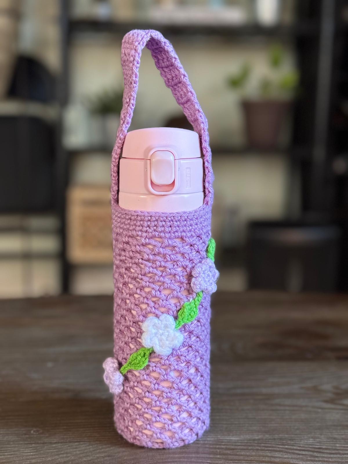 1st Grade Crochet Covered Tumbler